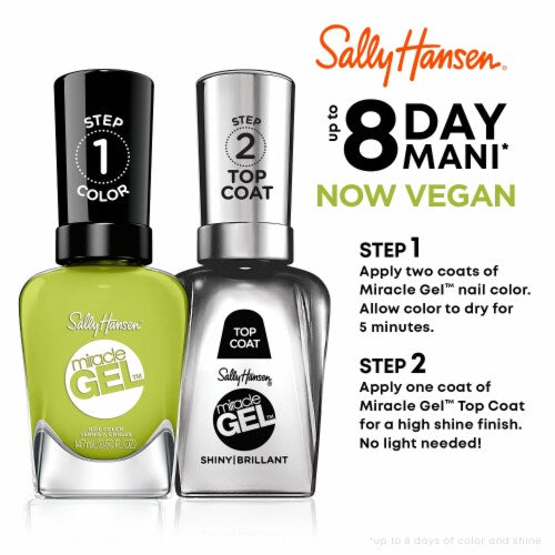 Sally Hansen Miracle Gel Nail Polish, One Gel of a Party Collection - Affairy To Remember