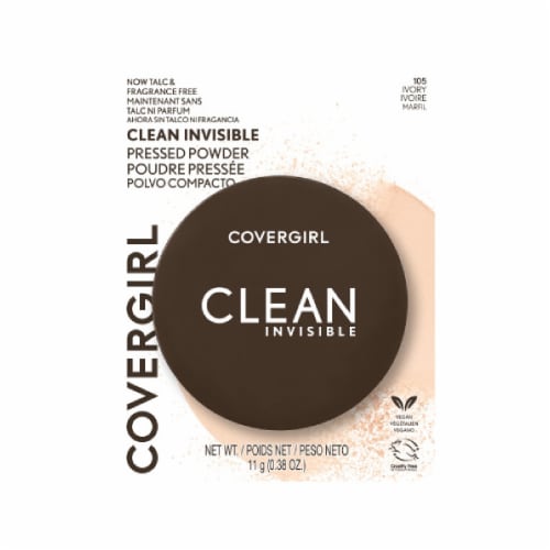 COVERGIRL Clean Invisible Pressed Powder Foundation - 105 Ivory