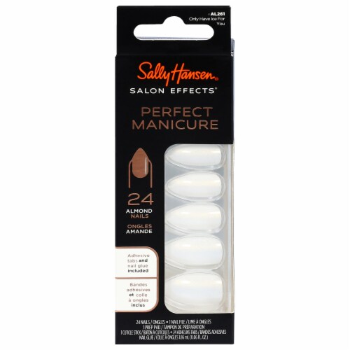 Sally Hansen Salon Effects Perfect Manicure Nails Kit - Only Have Ice For You, 24 count