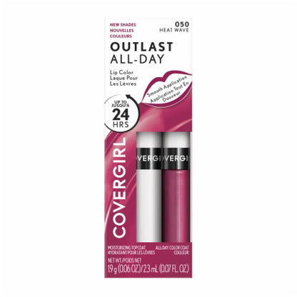 COVERGIRL Outlast All-Day Lip Color with Topcoat - 050 Heat Wave