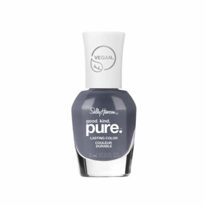 Sally Hansen Good.Kind.Pure. Nightfall, 16-free and 100% Vegan, Long Lasting, Grey Nail Polish