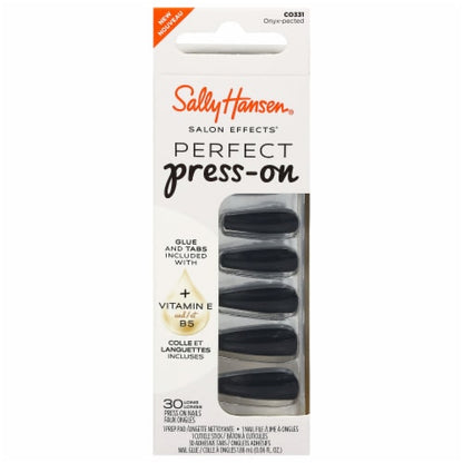 Sally Hansen Salon Effects Perfect Press-On - Onyx-Pected