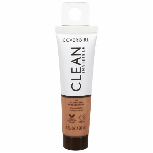 COVERGIRL Clean Invisible Foundation, Carded - 160 Classic Tan