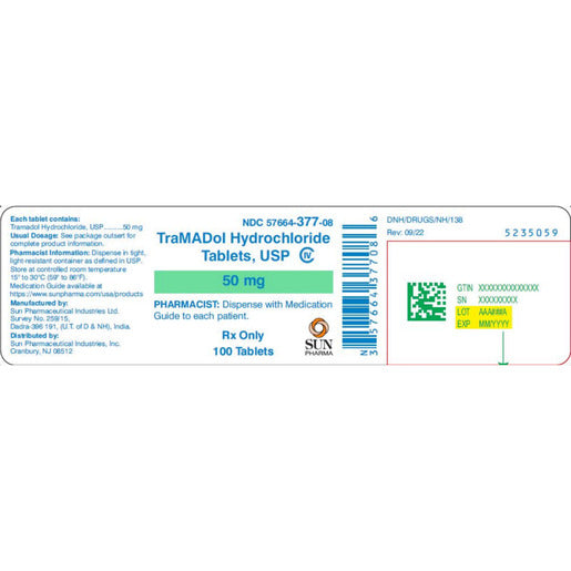 TRAMADOL HCL TB 50MG 100 CPLT  C4