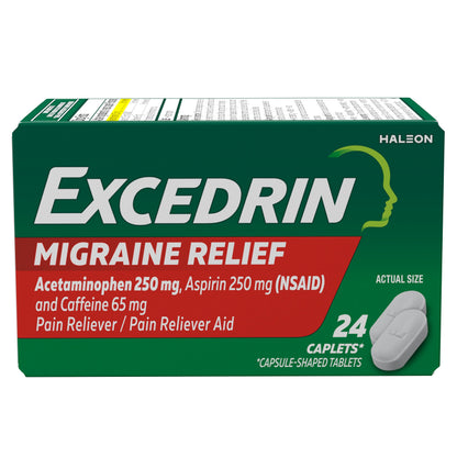 EXCEDRIN MGR TB250-250-65MG 100