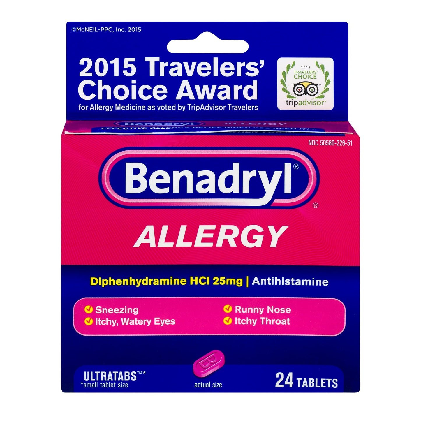 BENADRYL ALLERGY GC 25MG 24 DF