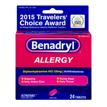 BENADRYL ALLERGY GC 25MG 24 DF