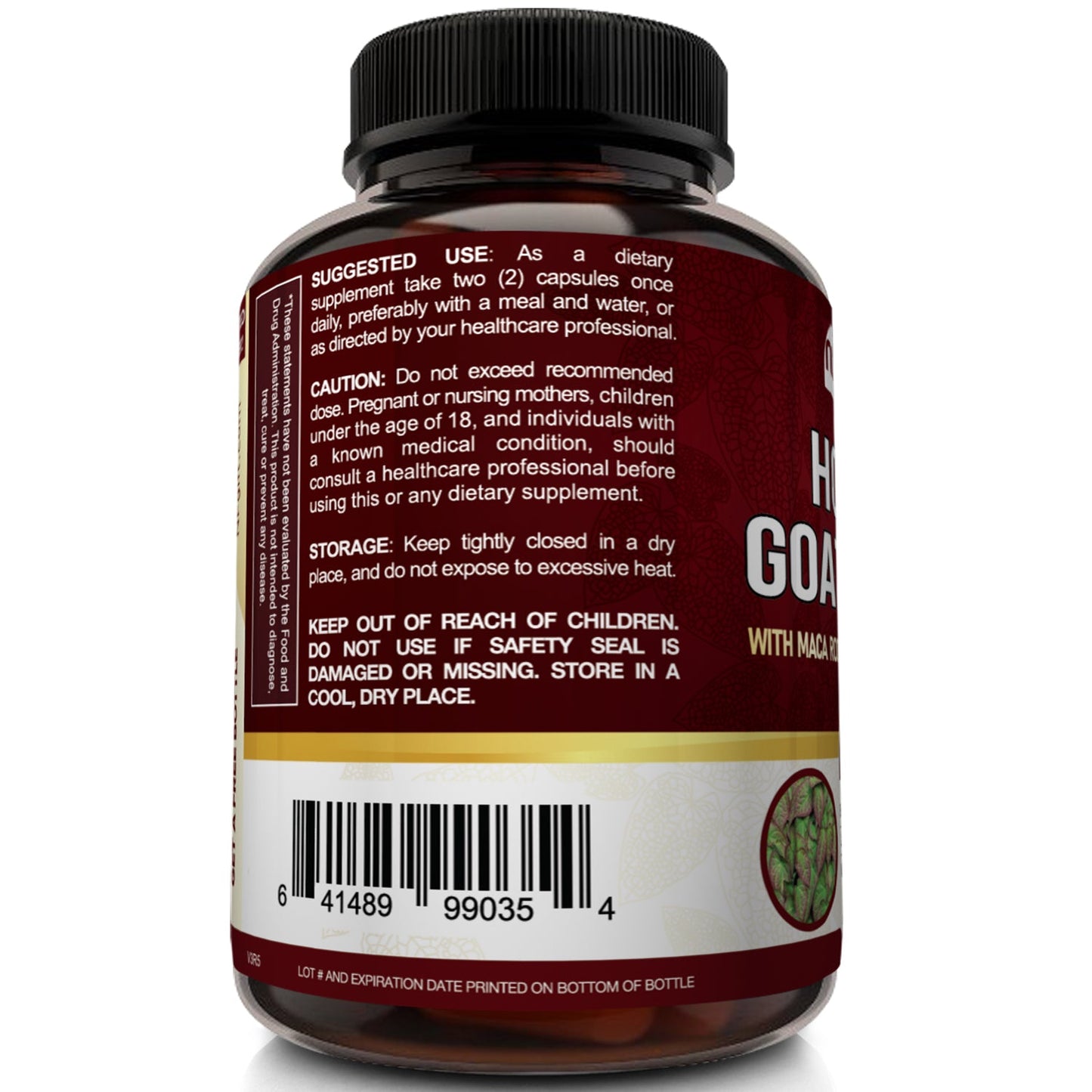 NT HORNY GOAT WEED CP 60 W/MACA