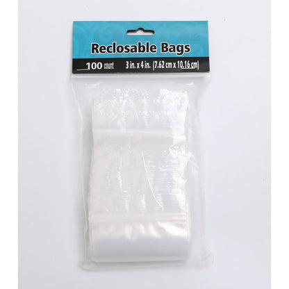 BAG ZIP CLEAR 4ML 12X15 500CT RD PLST