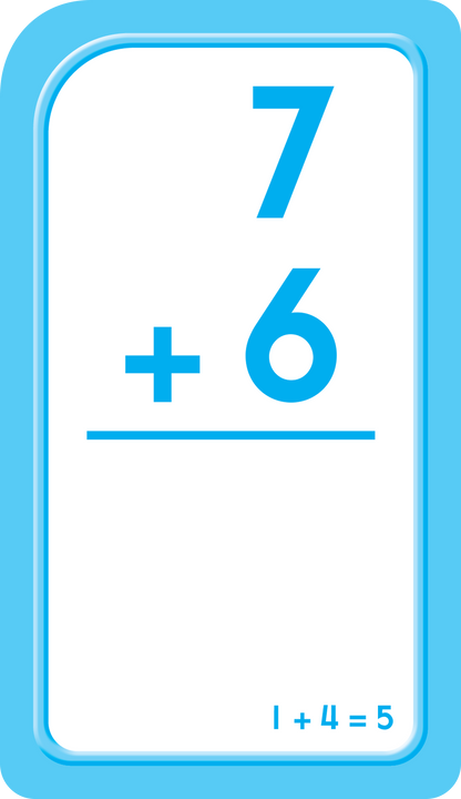 School Zone Addition Flash Cards 0-12