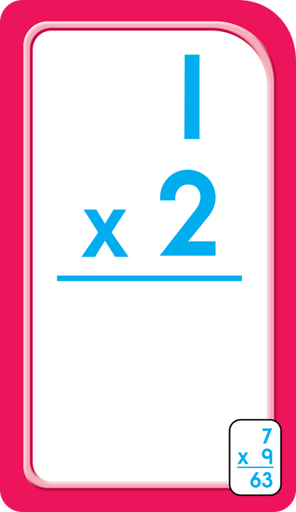 School Zone Multiplication O-I2 Flash Cards
