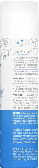 SUMMERS EVE DEO SPRAY BABY POWDER 2OZ