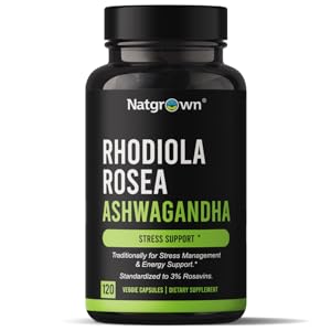 NAT B ASHWAGANDHA RHODIOLA CP 60