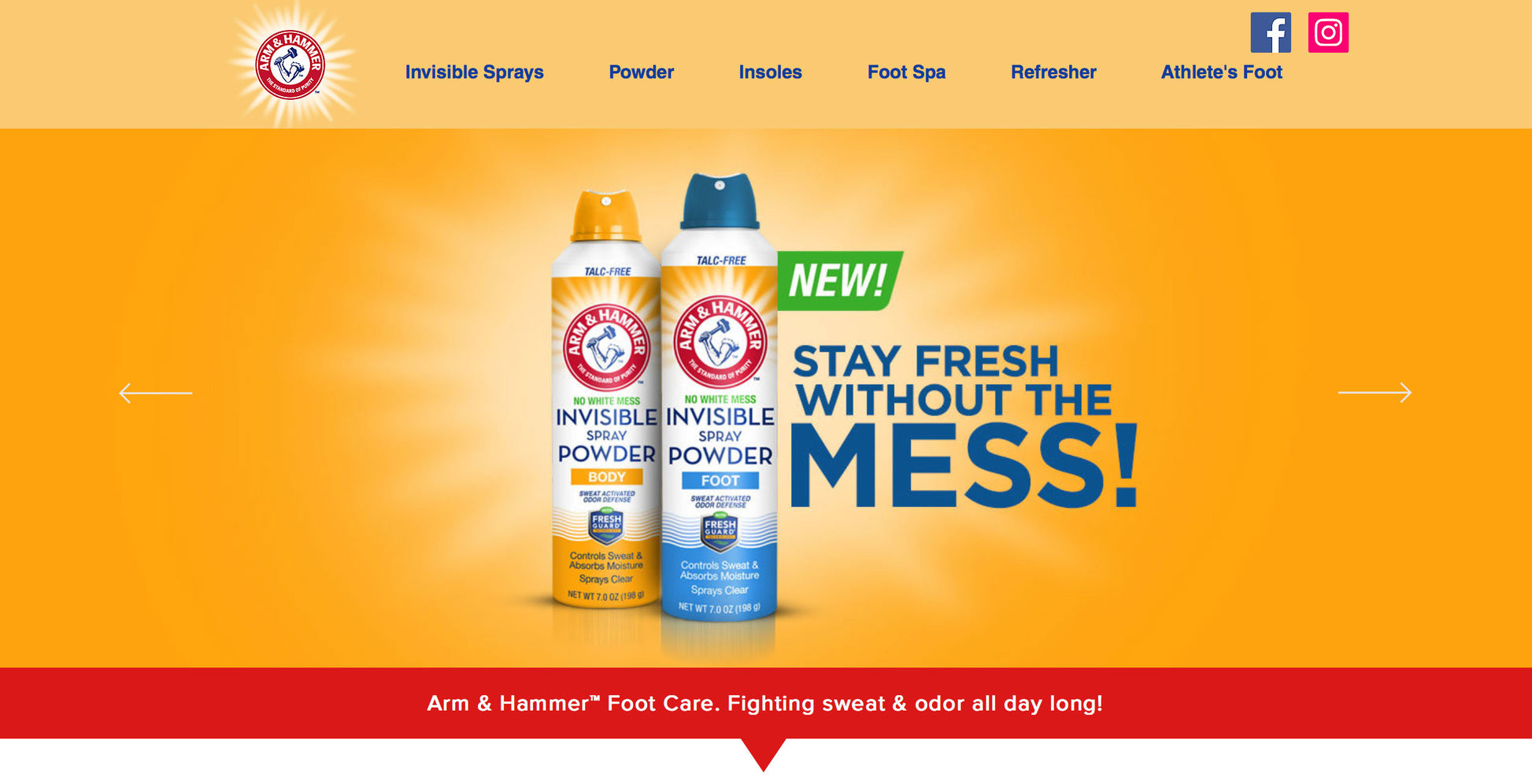 Arm & Hammer Refresher Spray Shoes 4oz