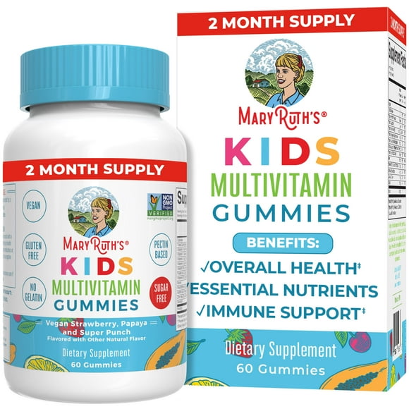 MARY RUTH'S GMMY,KIDS MULTIVIT,STRAW