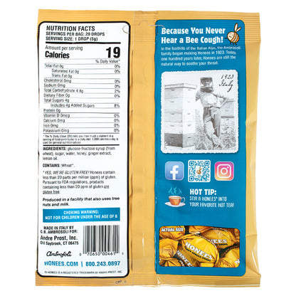 BRON BROS S/G HONEY/GINGER  6OZ