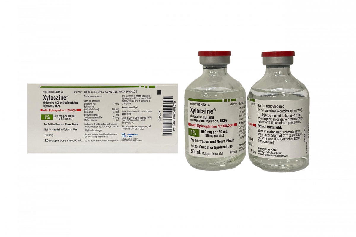 LIDOCAINE HCL MD 1% 25X50ML