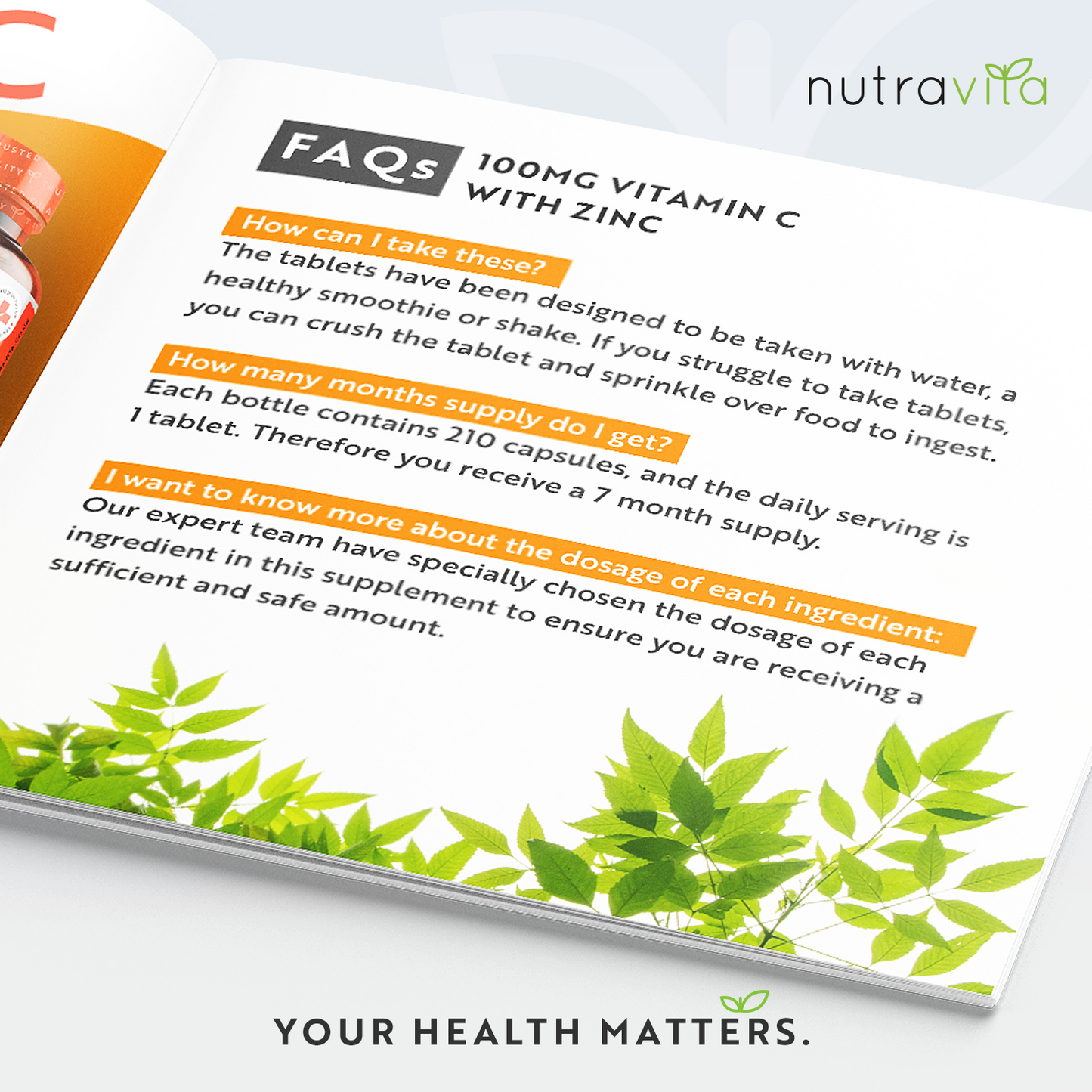NAT B ZINC W/VITA C GC 120 SFG