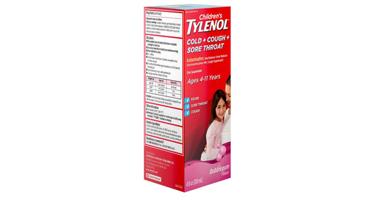 TYLENOL CHLD COLD+COUGH+RN SUSP GRP 4OZ
