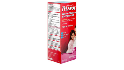 TYLENOL CHILD COLD+CGH+ST SUS BBLGM 4OZ