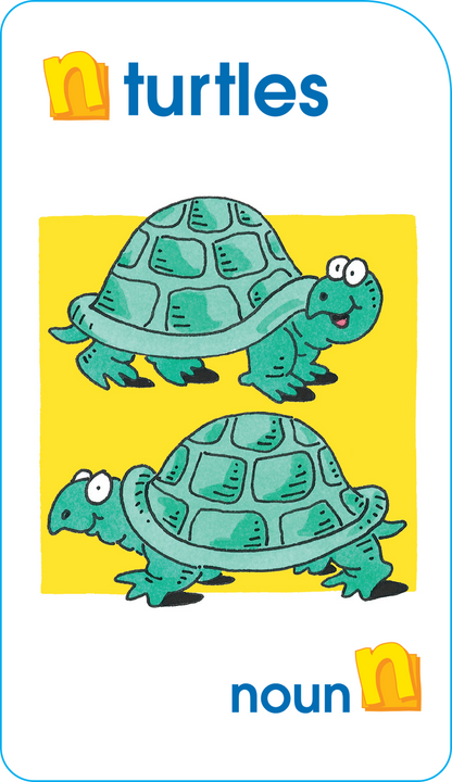 School Zone Nouns, Verbs & More Game Cards