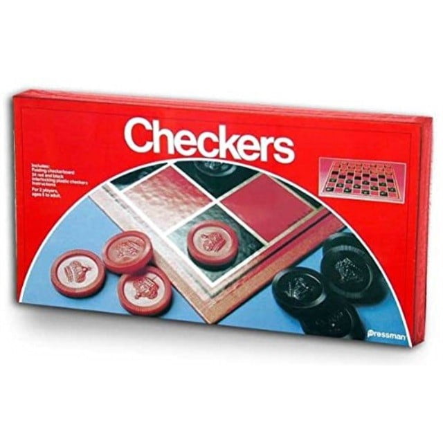 Pressman Classic Checkers Board Game