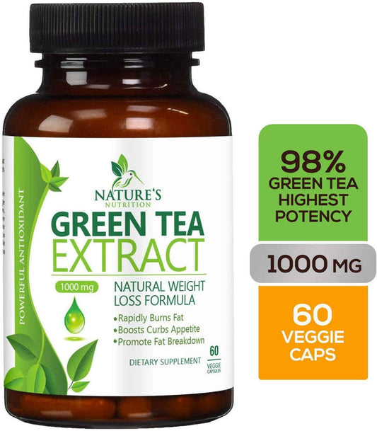 NAT B GREEN TEA CP 250MG 60