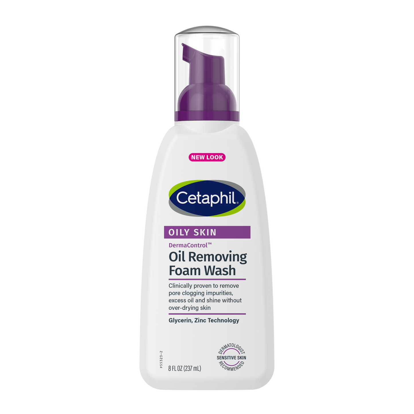 Cetaphil Derma Control Foam Wash Oil Removing 8oz