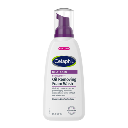 Cetaphil Derma Control Foam Wash Oil Removing 8oz