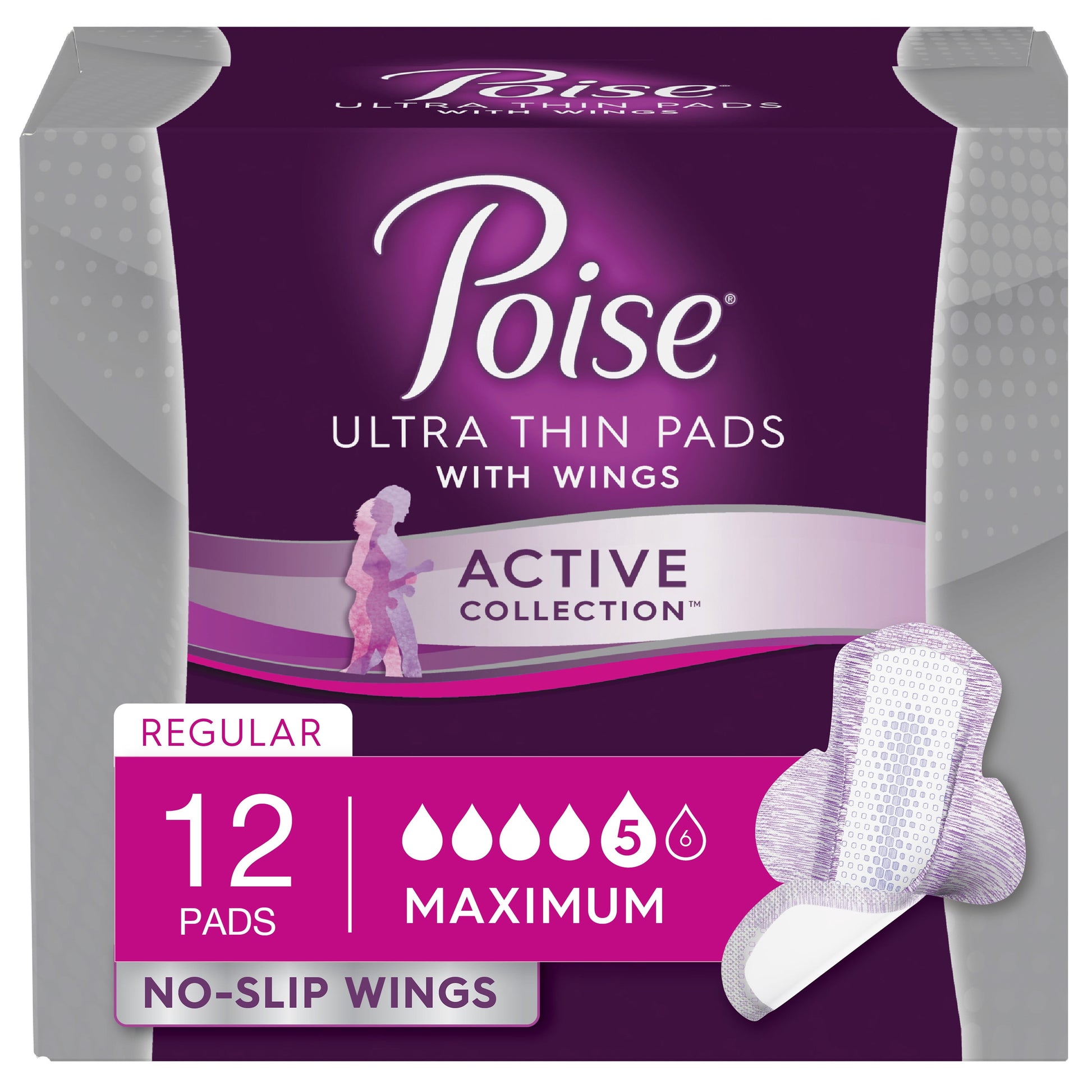 POISE ACTIVE PADS MXAB PA 4X12