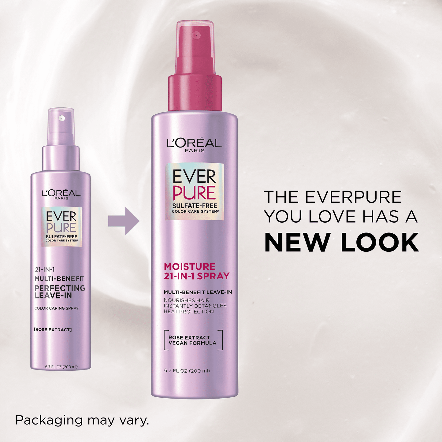 L'ORÉAL PARIS EverPure 21-in-1 Leave In Conditioner Spray, 6.8 fl. oz.