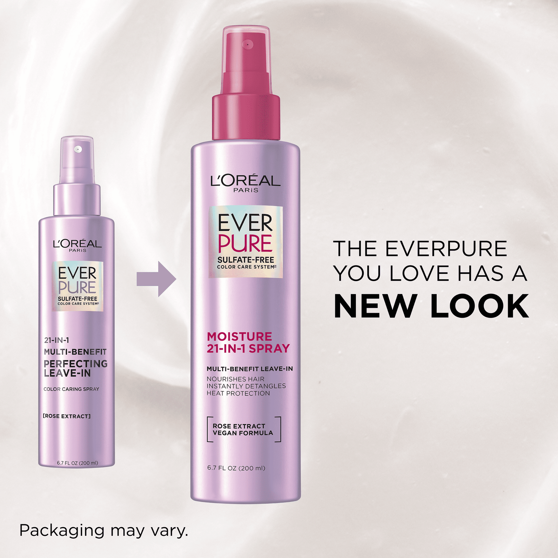 L'ORÉAL PARIS EverPure 21-in-1 Leave In Conditioner Spray, 6.8 fl. oz.
