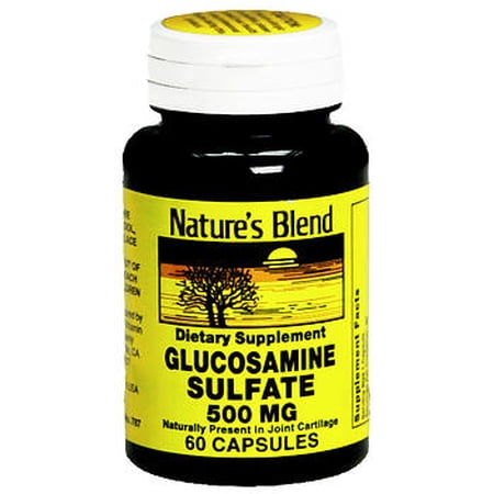 NAT B GLUCOSAMINE SULF CP500MG 60