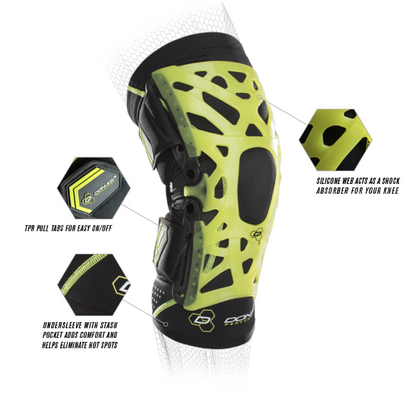 DJ WEBTECH 4MM KNEE SLVBLK S DSHP