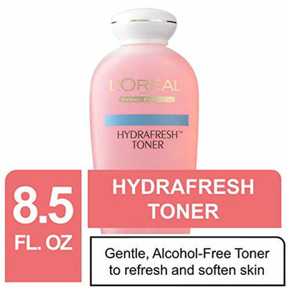 L'ORÉAL PARIS HydraFresh Alcohol Free Facial Toner with Pro-Vitamin B5, 8.5 fl. oz.