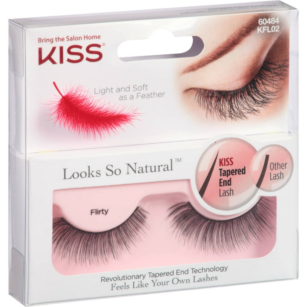 KISS Looks So Natural Multipack Lashes Flirty, 5 pairs