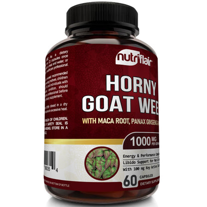 HORNY GOAT WEED W/MACA CAP 60CT NB