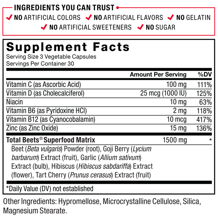 TOTAL BEETS CW 60 BERRY FLAVOR
