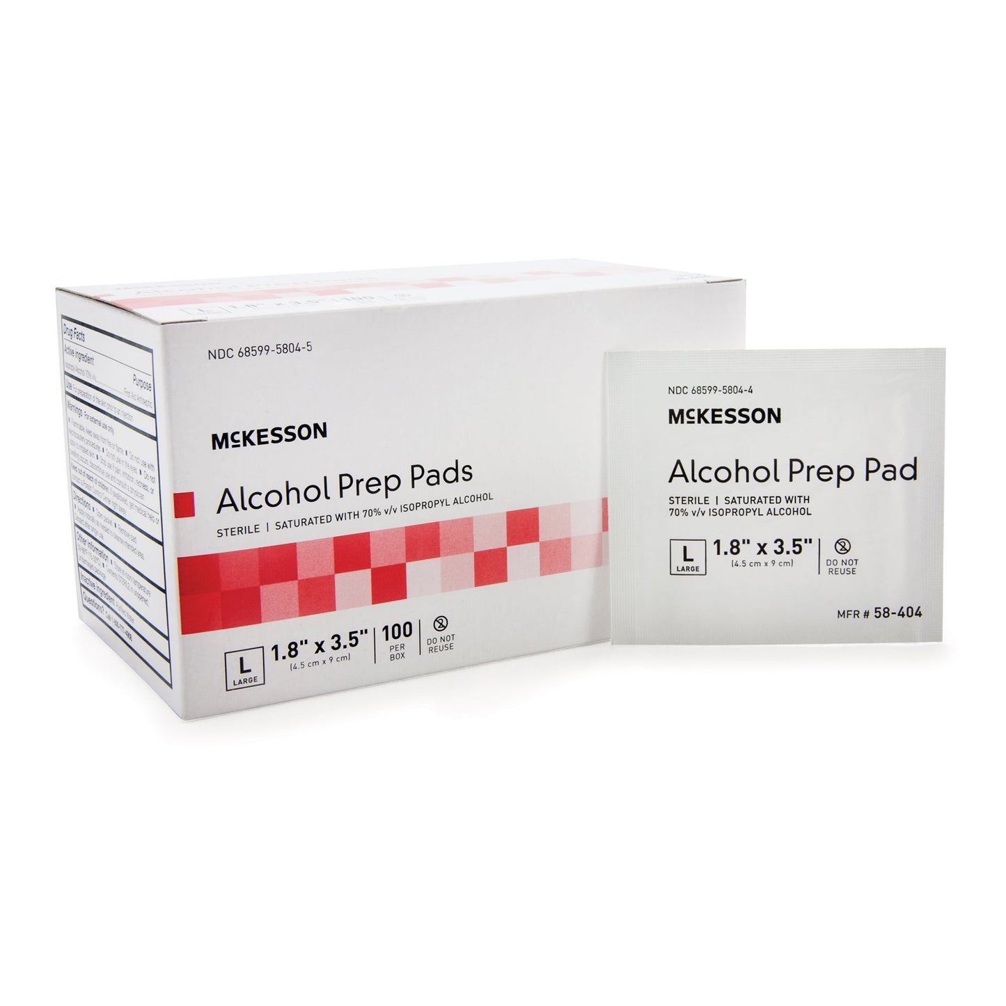 DUK ALCOHOL STRL PREP PAD #853 200CT