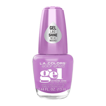 L.A. Colors Color Craze Gel Nail Polish - Jazzy, 0.44 Fl Oz