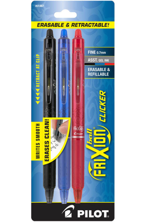 FRIXION CLICKER 5PK ASST(V2)