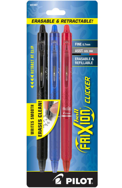 FRIXION CLICKER 5PK ASST(V2)