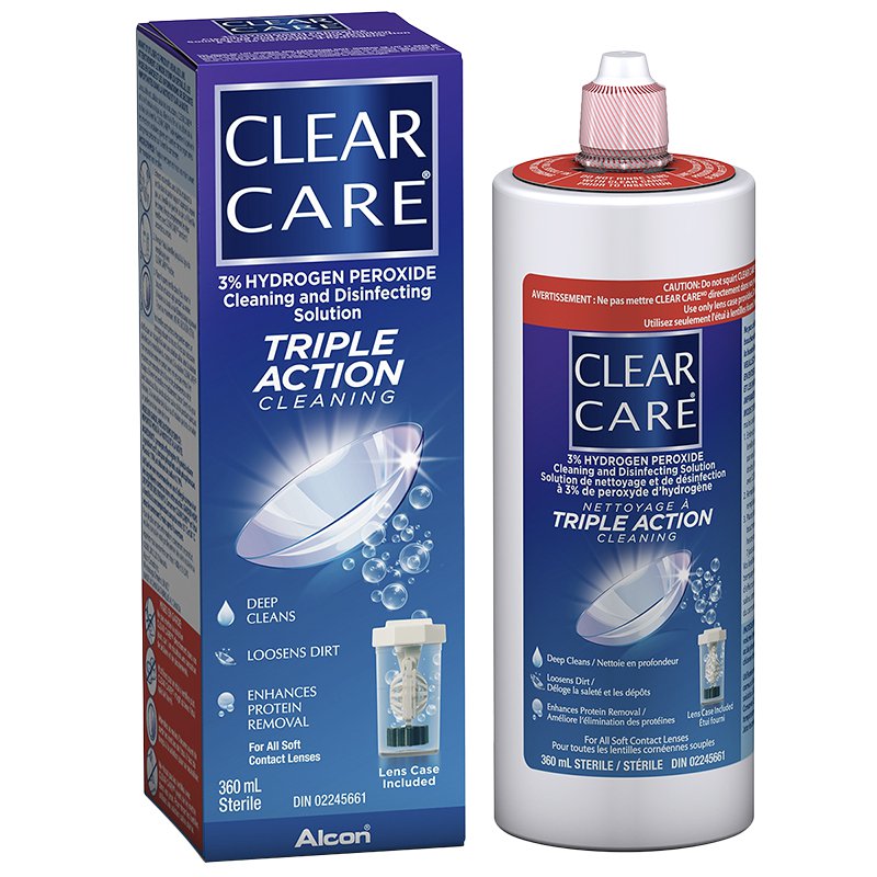CLEAR CARE DISINFECTING 12OZ