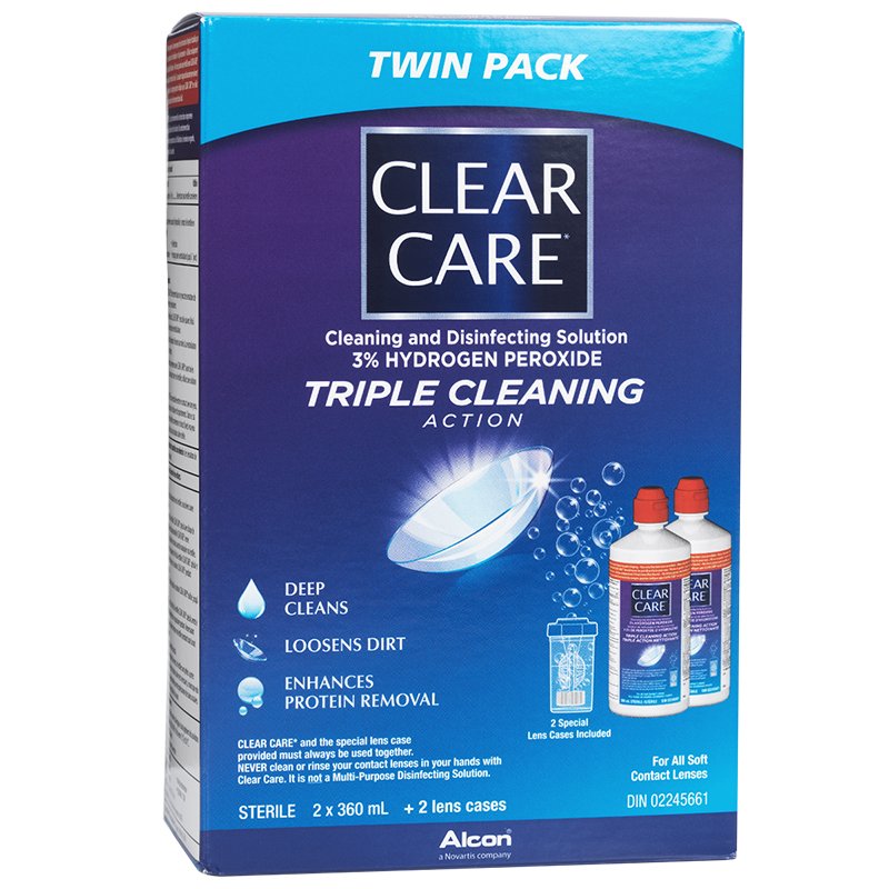 CLEAR CARE DISINFECTING 12OZ