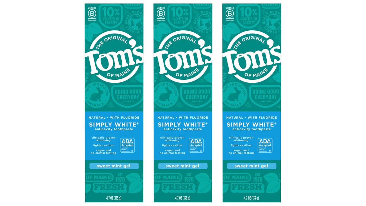 TOMS SIMPLY WHITE PS 4OZ MINT