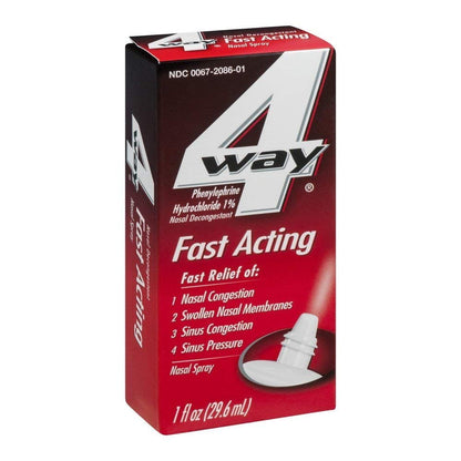 4 WAY FAST ACTING NASAL SPRAY 1 OZ