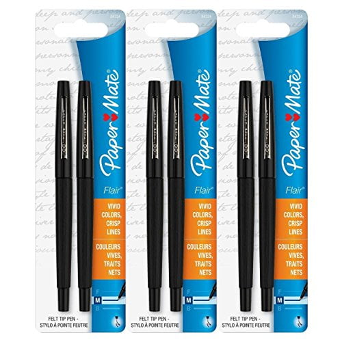 Paper Mate Flair Felt Tip Pen Black ink