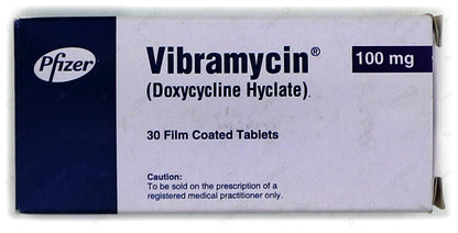 VIBRAMYCIN CP 100MG 50