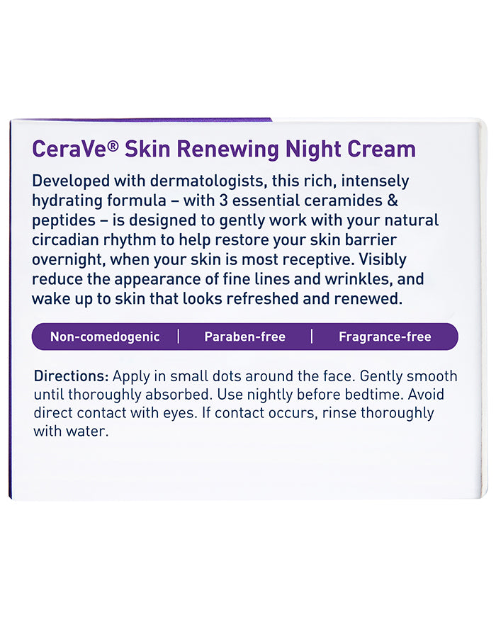 CERAVE SKIN RENEWING NIGHT CREAM 1.7OZ