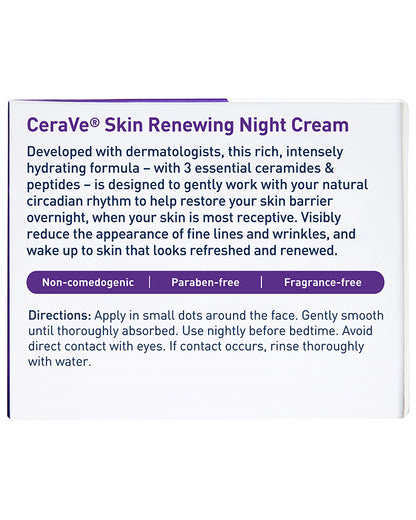 CERAVE SKIN RENEWING NIGHT CREAM 1.7OZ